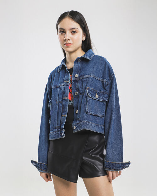 Chamarra Cropped Boxy Fit